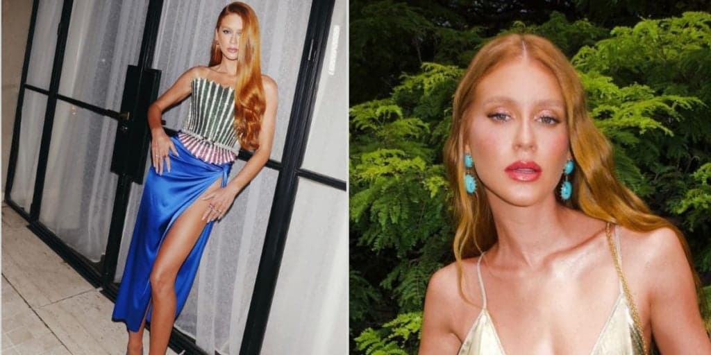 Sem sutiã e com decote generoso, Marina Ruy Barbosa prova em fotos que é uma das mais lindas do país
