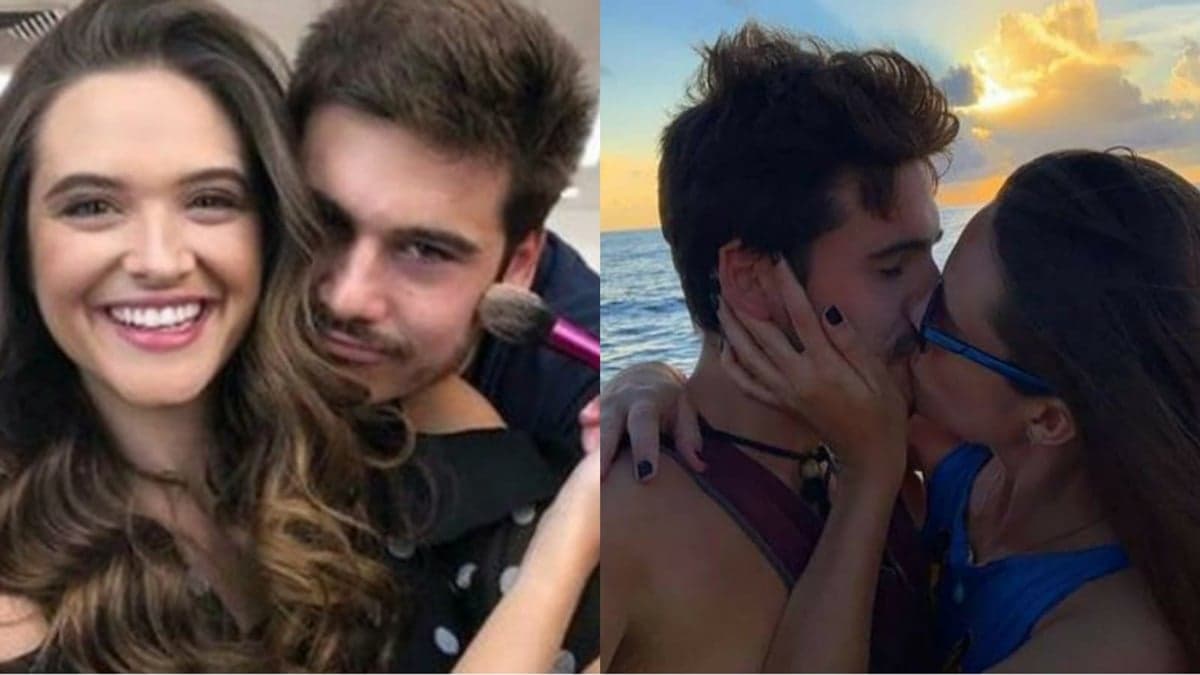 O ex-casal não deram indícios de crise, apenas na semana final com desaprovação da mãe do ator O ex-casal não deram indícios de crise, apenas na semana final com desaprovação da mãe do ator