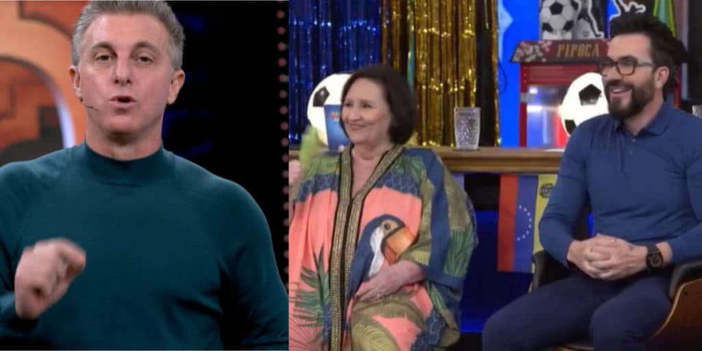 Huck fica em desespero com o que ouve de Pe. Fábio de Melo e Dona Dea não se controla: “Tira ele do programa”