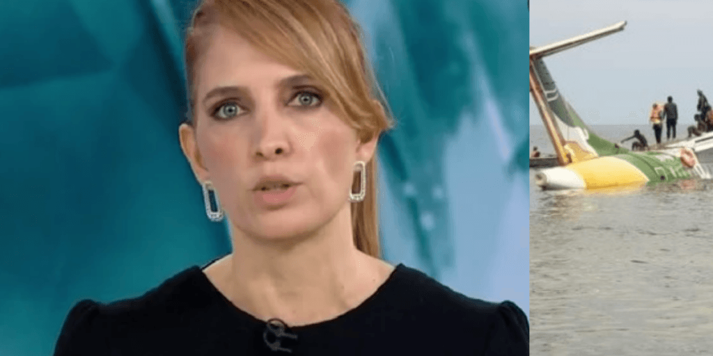 Poliana Abritta entra no 'Fantástico' com triste notícia de queda de avião e dá detalhes perturbadores ao público