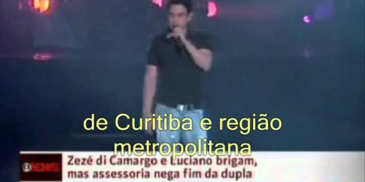 O caso da briga entre Zezé di Camargo e Luciano acabou virando notícia (Foto Reprodução/GloboNews) O caso da briga entre Zezé di Camargo e Luciano acabou virando notícia (Foto Reprodução/GloboNews)