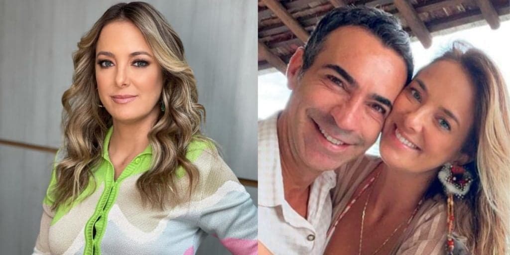 Ticiane Pinheiro revela o que César Tralli fez com ela e confessa situação: "Eu já estava ficando nervosa"