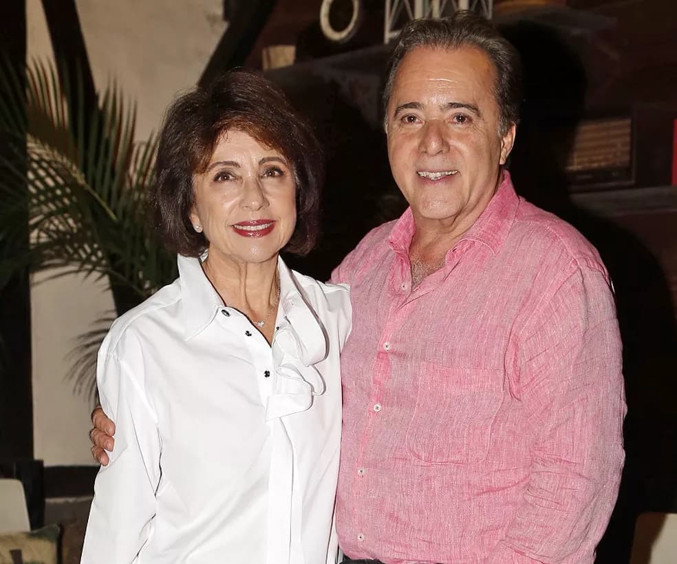 Em entrevista a Tata Werneck noLady Night, falou sobre sua vida pessoal e deu detalhes sobre o seu casamento de mais de 53 anos - Foto Reprodução Em entrevista a Tata Werneck noLady Night, falou sobre sua vida pessoal e deu detalhes sobre o seu casamento de mais de 53 anos - Foto Reprodução