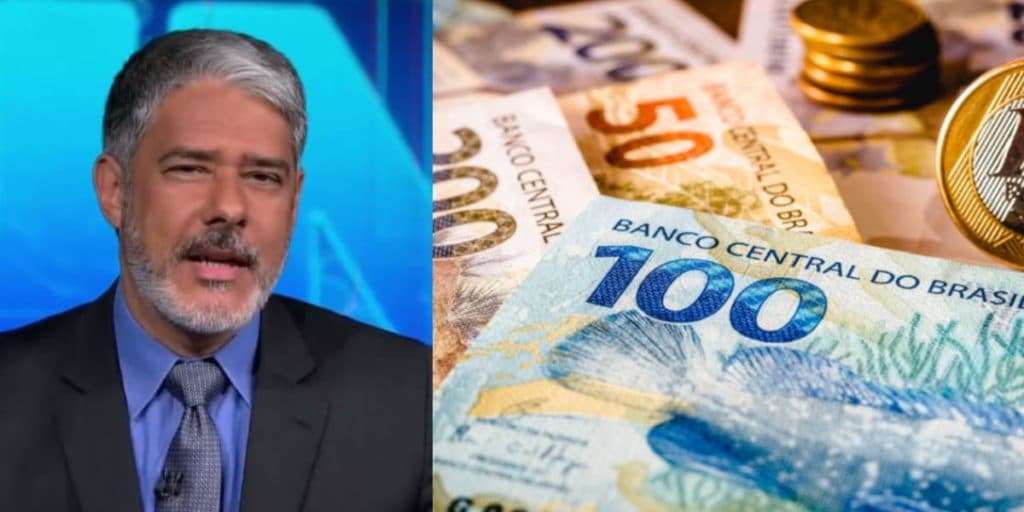 A conta bancária de William Bonner, que está no JN há décadas, é difícil de conseguir acreditar