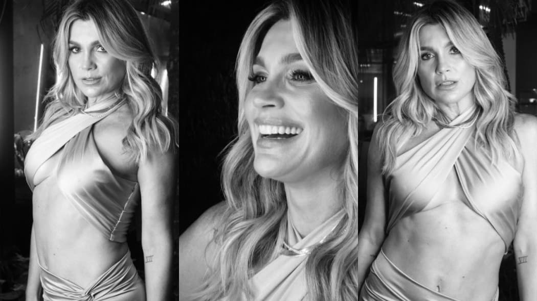 Flávia Alessandra ostenta uma beleza e boa forma descomunal nas redes sociais (Foto Reprodução/Montagem/Instagram)