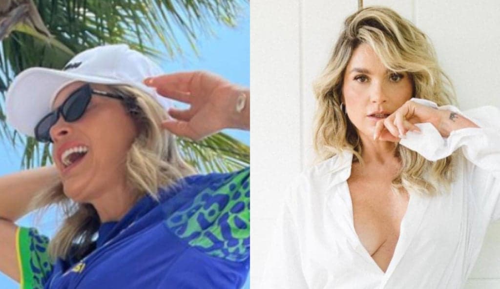 Respire fundo antes de ver as fotos de Flávia Alessandra só de biquíni fininho, uma das mais lindas do país