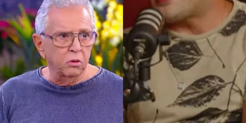 Em conversa com Carlos Alberto, humorista foi sincero sobre dono do SBT: "Foi horrível gravar com o Silvio"