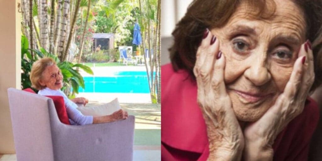 Rodeada por verde, com decoração retrô e piscina gigante: esse é o casarão de Laura Cardoso, atriz da Globo