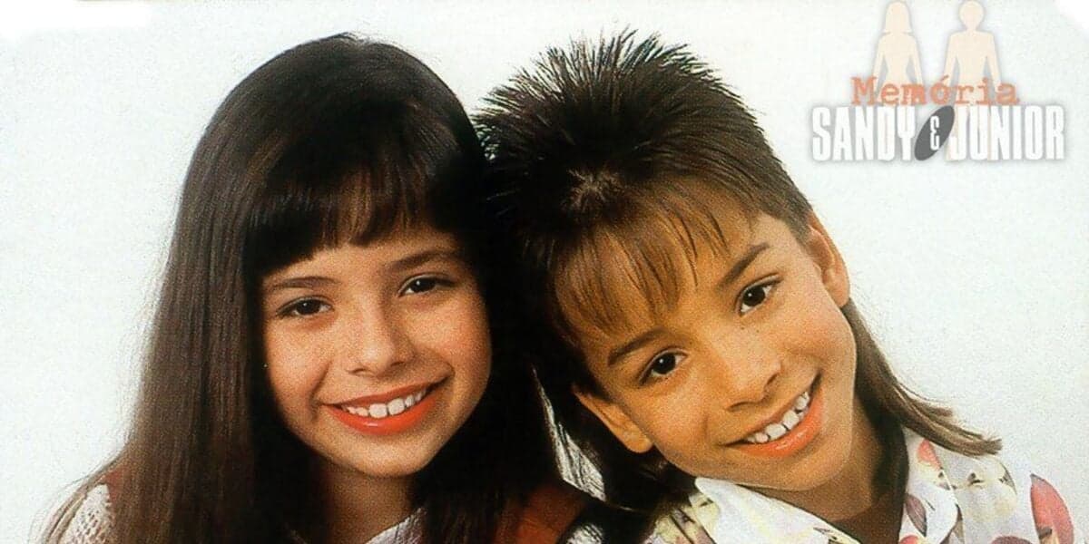 Sandy e Júnior começaram a carreira ainda crianças (Foto Reprodução/Internet)