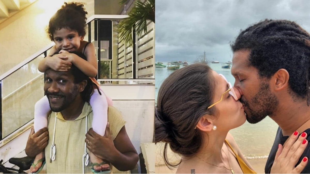 O ator com sua filha Beatriz e sua esposa, Barbara Laino (Reprodução/ Instagram) O ator com sua filha Beatriz e sua esposa, Barbara Laino (Reprodução/ Instagram)