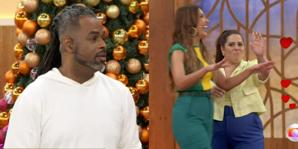 Patrícia Poeta deixa escapar que está apaixonada ao vivo e se desespera ao ver Manoel e Tati chocados