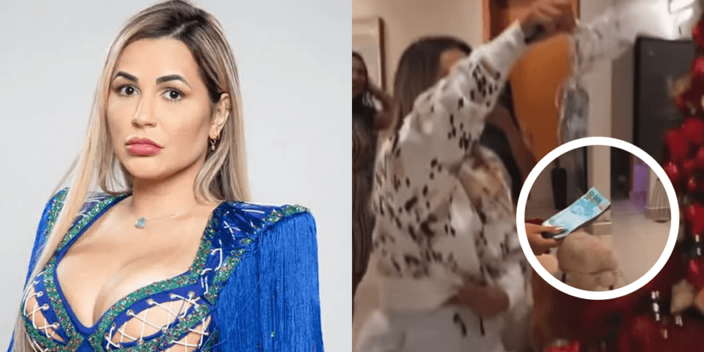 Deolane é duramente criticada após aparecer dando dinheiro para segurança