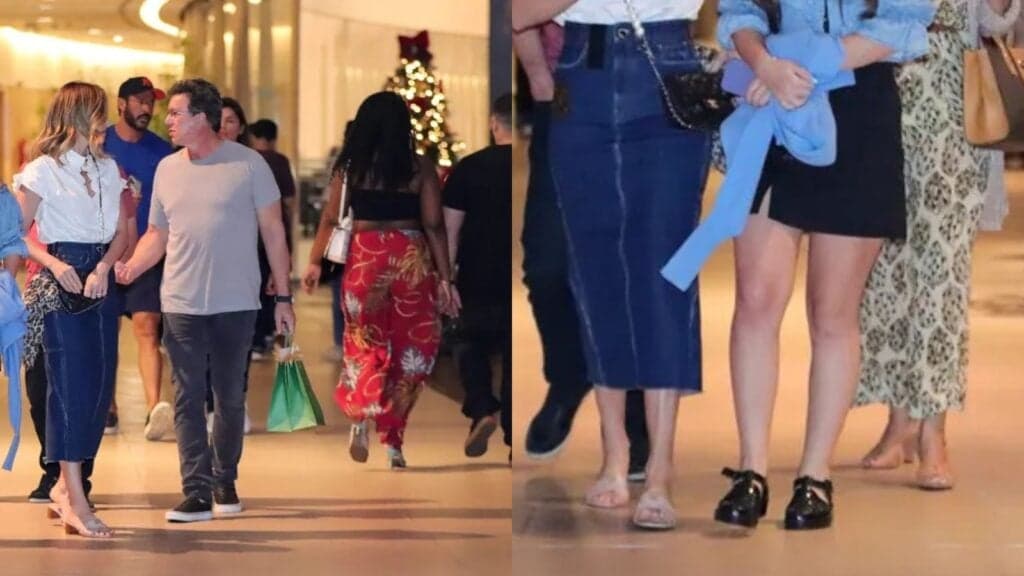 Ana Furtado e Boninho têm flagra público raro com a filha de 15 anos, e beleza da adolescente impressiona