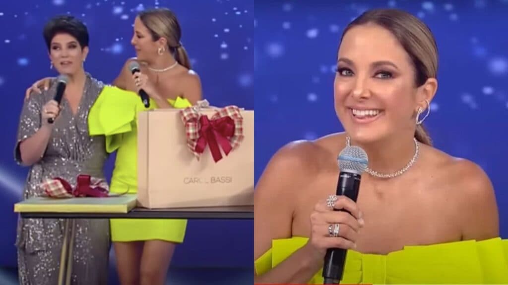 Mariana Godoy faz Ticiane Pinheiro clamar por César Tralli com presente quente na Record: "Amor, marido"