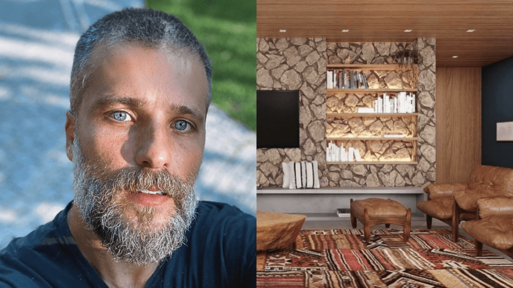Mansão extraordinária de Bruno Gagliasso tem paredes de vidro, lago e decoração de luxo; veja fotos