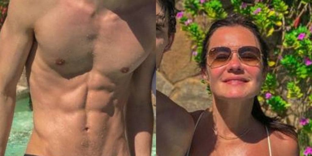 Você piscou, filho de Adriana Esteves cresceu, virou o homem mais lindo e fotos sem camisa provam verdade