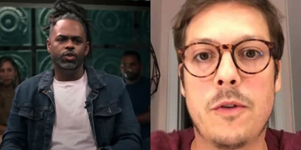 Fábio Porchat provoca Manoel Soares ao vivo e apresentador rebate na lata: "Você vai é te catar"