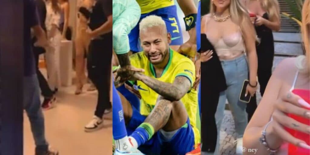 Eliminado da Copa, Neymar Jr. afunda as mágoas promovendo festinha sigilosa em mansão com mulheres e famosos