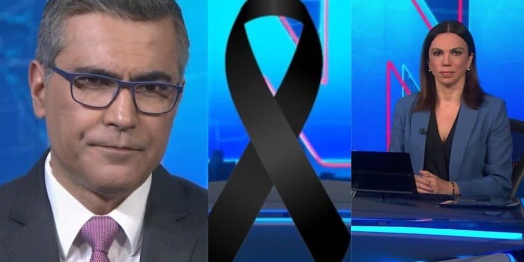 Com Bonner e Renata fora, Ana Paula e Hélter encerram JN às escuras e em silêncio com luto: "Muito grande"