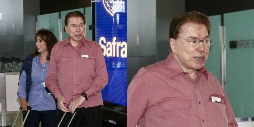 Na surdina, Silvio Santos deixa Brasil e passa perrengue em voo com Patrícia Abravanel