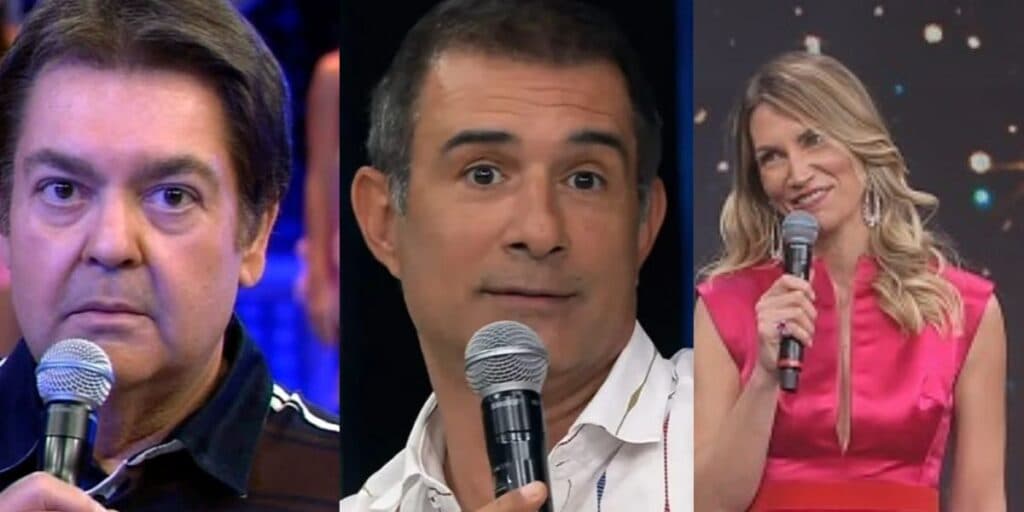 Anne Lottermann surpreende Faustão e sugere que Marcos Pasquim tire a roupa no estúdio: "Super à vontade"