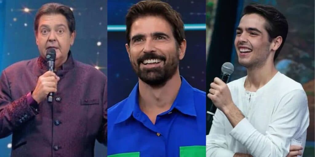 Faustão deixa o filho constrangido ao compará-lo com Gianechini e expõe lado oculto do herdeiro: "É difícil"