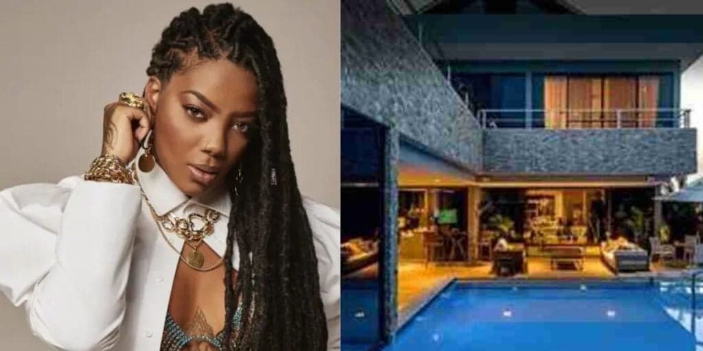 Fachada faraônica, piscina de vidro, sauna e várias suítes: A mansão milionária da cantora Ludmilla
