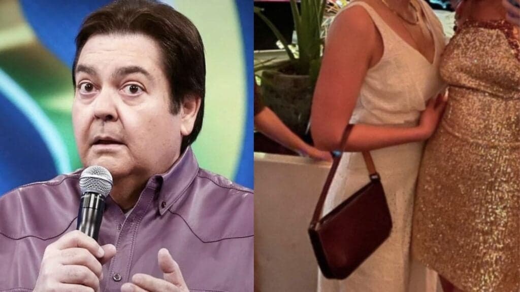 Filha discreta de Faustão surge em foto rara com a cunhada e beleza de herdeira impressiona