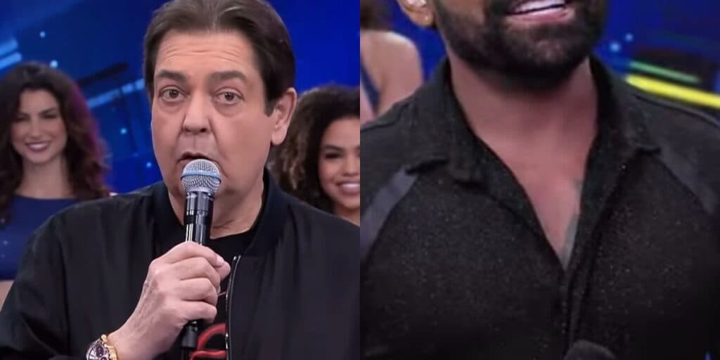 Famoso choca Faustão ao revelar na Band casamento recatado que tem desde os 14 anos: "Cedinho"