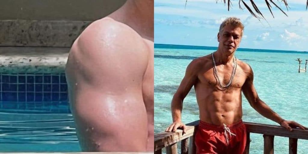Foto do filho de Fábio Assunção mostrando o corpão sarado aos 19 anos prova que ele é tão galã quanto o pai