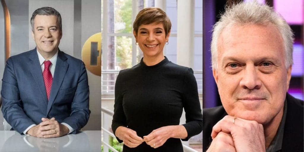O valor que Lo Prete, Bial e Kovalick recebem nas madrugadas da Globo é a coisa mais absurda que você verá