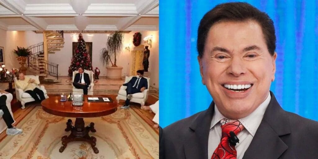 Piscina, sala dourada e varanda absurda: a mansão que Silvio Santos vive, é na verdade, um palácio