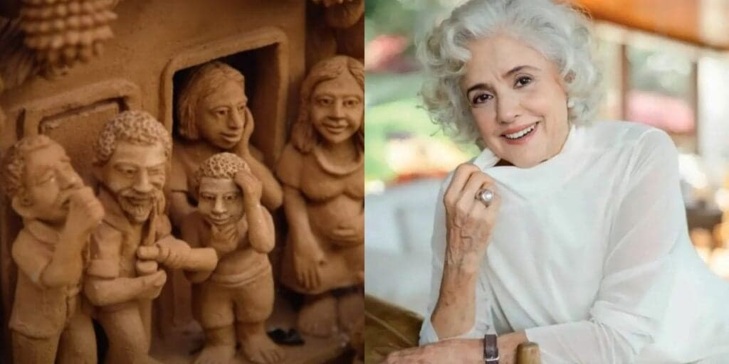 Sala gigante, decoração milionária e itens exóticos: mansão de Marieta Severo, discreta, é exposta ao Brasil