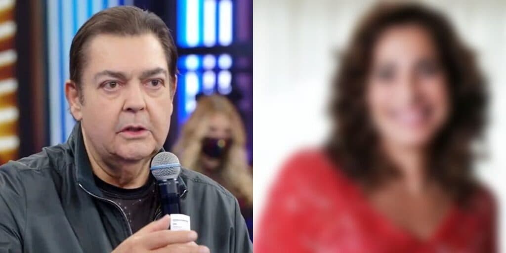 Casada há quase 30 anos, atriz confessa a Faustão que não mora com o marido e revela o motivo