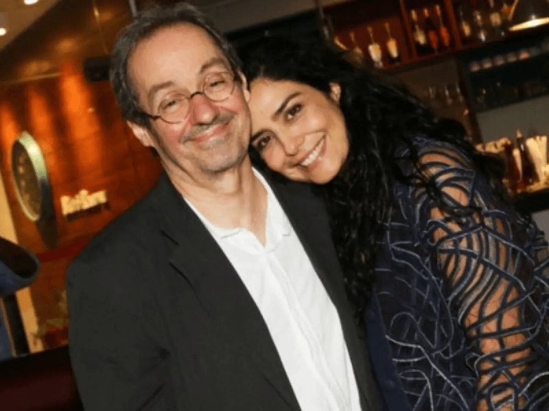 Letícia Sabatella e Daniel Dantas juntos (Foto: Divulgação)