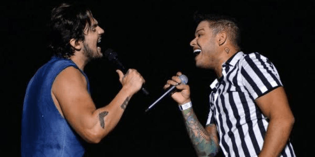 Tierry e Luan Santana não tiveram vergonha de esconder e assumiram algo que muitos homens mantém em segredo