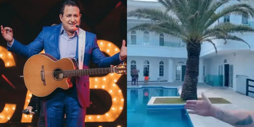 Vista para o mar, piscina colossal e muito luxo: Marrone dá prova de quanto é rico e surge mansão milionária
