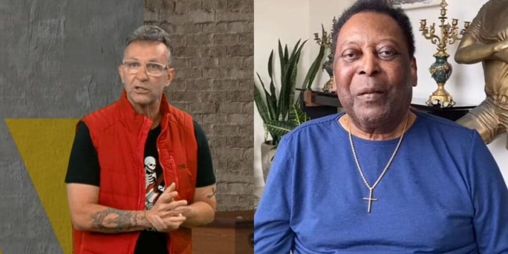 Neto confessa ligação recebida de Pelé e irritação que ouviu dele: "Dá pra você parar?"