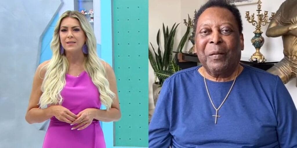 Renata Fan recebe notícia de Pelé, após estado piorar, e ao vivo anuncia: "Em oração"