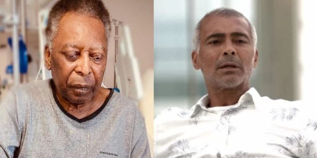 O que Romário falou a Pelé, após piora, deixou muita gente chocada já que os dois tinham desafeto