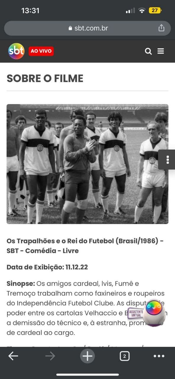 SBT surpreendeu ao anunciar homenagem especial para Pelé (Foto: Reprodução) SBT surpreendeu ao anunciar homenagem especial para Pelé (Foto: Reprodução)