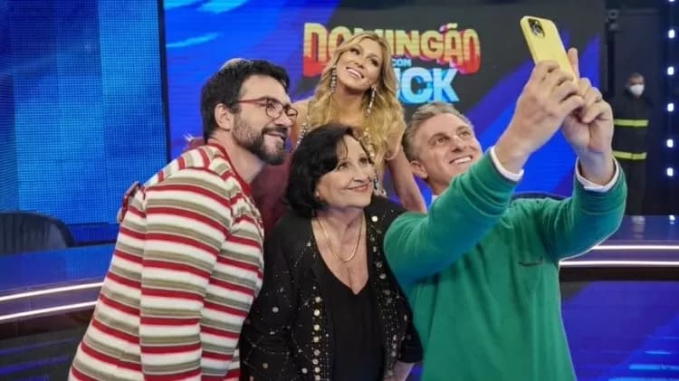 Os participantes do domingão com Huck (Reprodução)