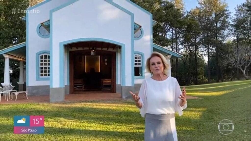 Horta orgânica, palmeiras, e casarão gigante: tente não se chocar ao ver as imagens da fazenda de Ana Maria