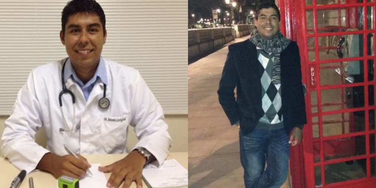 Antônio Castiglioni atualmente trabalha como médico em uma cidade de 4.500 habitantes (Reprodução: Montagem TV Foco)