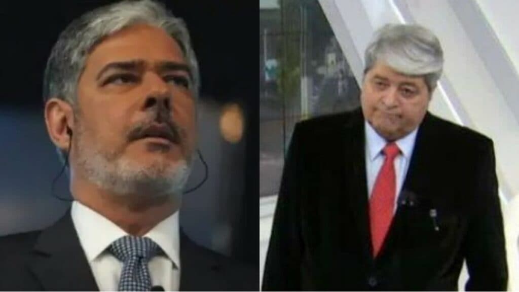 Bonner e Datena não aguentaram e caíram no choro em jornal por receberem uma das notícias mais difíceis