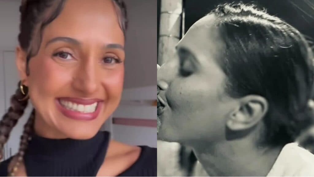 Recatada, Camila Pitanga surge aos beijos com seu grande amor e é ovacionada: "Ser feliz é o que importa"