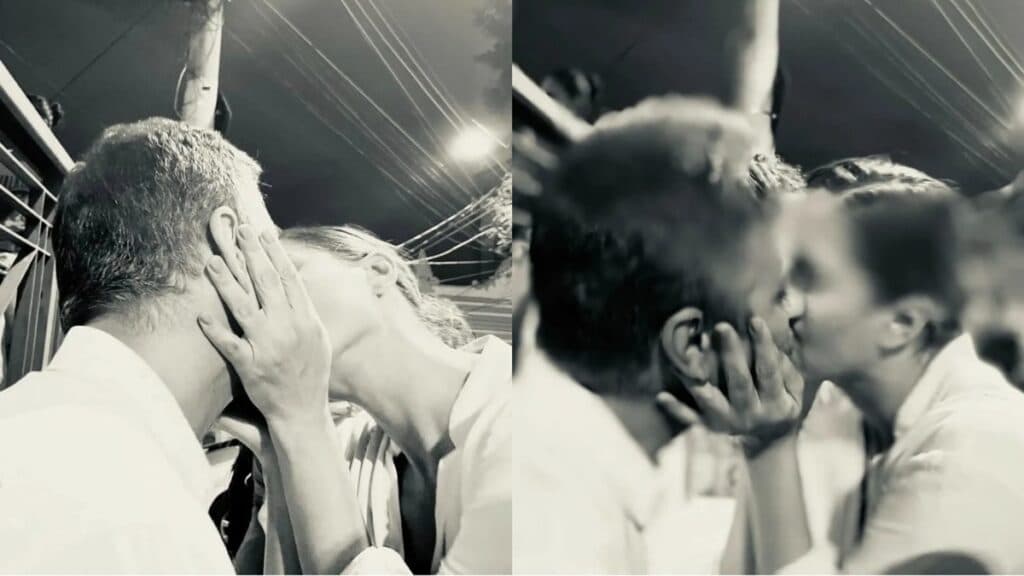 A atriz e seu grande amor aos beijos é ovacionada pelos seus seguidores (Fotos: Reprodução/ Instagram) A atriz e seu grande amor aos beijos é ovacionada pelos seus seguidores (Fotos: Reprodução/ Instagram)