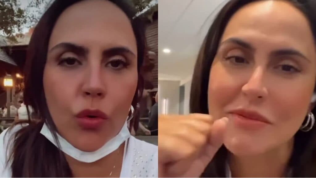 Carla Cecato não se aguenta com o que lê em celular, fala sobre decepção e confirma: "Assim eu choro"