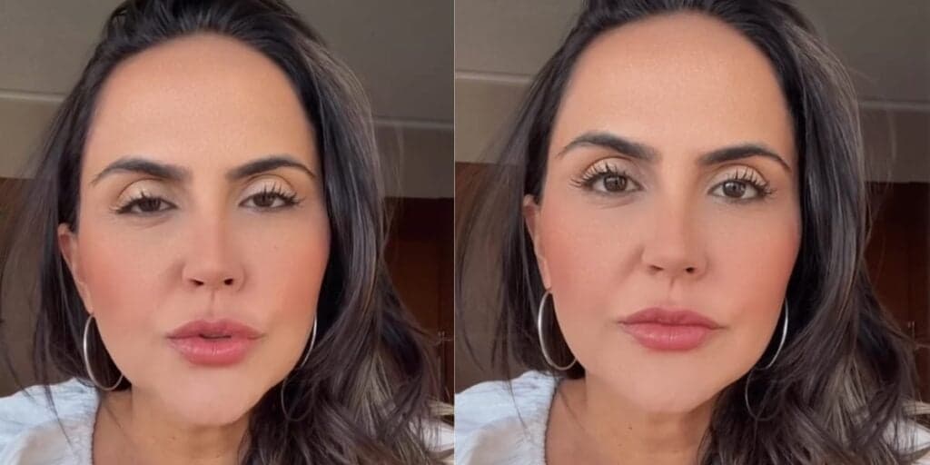 Carla Cecato desabafou sobre o que vinha sofrendo e confirmou: "Duas pessoas me deram uma pancada"