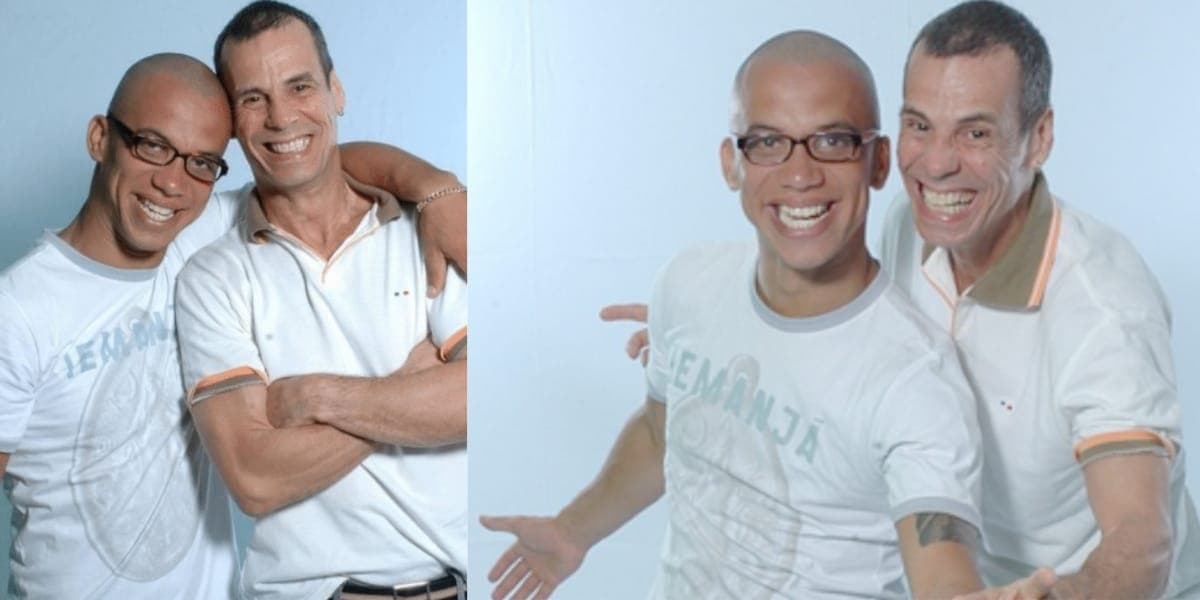 Carlinhos de Jesus viu seu filho, Carlos Eduardo, falecer com apenas 32 anos de idade (Reprodução: Montagem TV Foco) Carlinhos de Jesus viu seu filho, Carlos Eduardo, falecer com apenas 32 anos de idade (Reprodução: Montagem TV Foco)